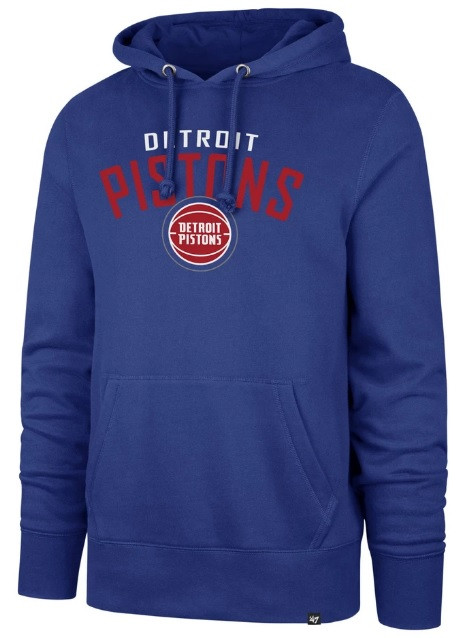 Detroit Pistons Men's 47 Brand Outrush Headline Hoodie ...