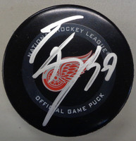 Tyler Bertuzzi Autographed 2019/20 Detroit Red Wings Game Puck