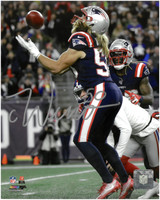 Chase Winovich Autographed New England Patriots 8x10 Photo #3 - 1st NFL Career Interception
