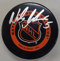 Nicklas Lidstrom Autographed Detroit Red Wings 1995/96 Game Puck