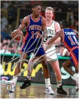 Dennis Rodman Autographed Detroit Pistons 8x10 Photo #3