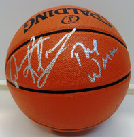 Dennis Rodman Autographed Indoor/Outdoor Basketball w/"The Worm" Inscription