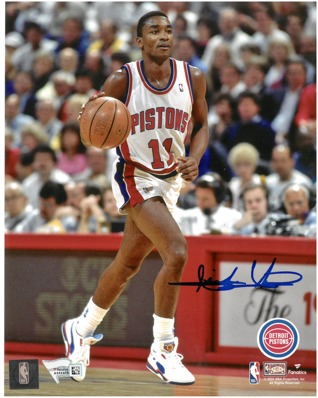 Isiah Thomas Autographed Detroit Pistons 8x10 Photo 1 Detroit