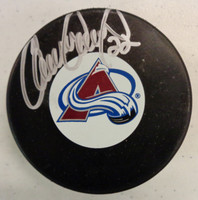 Claude Lemieux Autographed Colorado Avalanche Hockey Puck