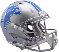 Barry Sanders Autographed Detroit Lions Riddell Full Size Replica Speed Football Helmet (Pre-Order)