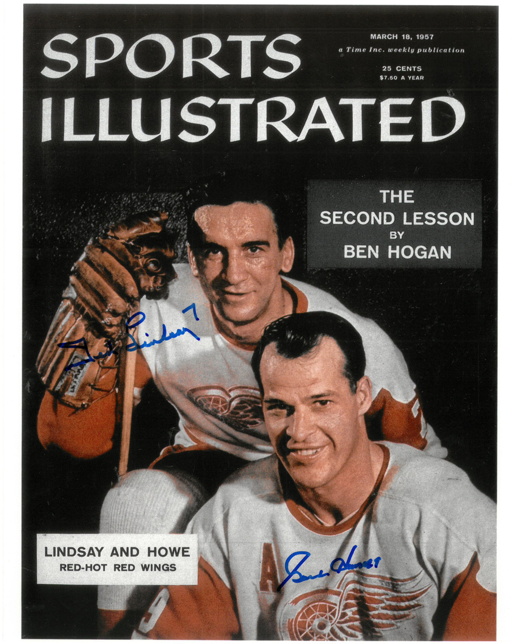 Gordie Howe autographed Sports Illustrated cheapest