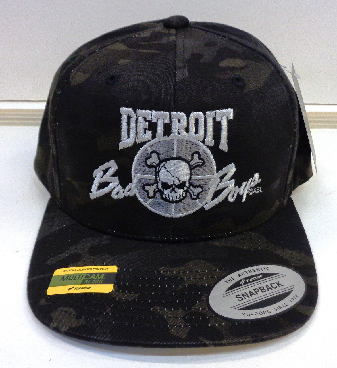black detroit pistons hat