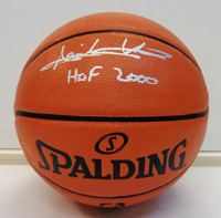 Isiah Thomas Autographed Spalding Indoor/Outdoor Basketball w/ "HOF 2000"