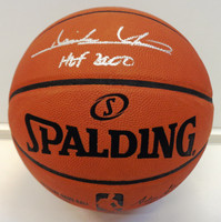 Isiah Thomas Autographed Spalding Game Basketball w/ "HOF 2000"