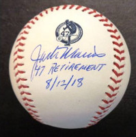 Jack Morris Autographed Baseball - Jersey Retirement Ceremony Baseball Inscribed "47 Retirement , 8/12/18"