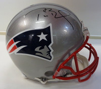 Tom Brady Autographed Riddell New England Patriots Full Size Authentic Helmet