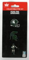 Michigan State University Aminco Evolution Collectible Pin Set - 4 Pack