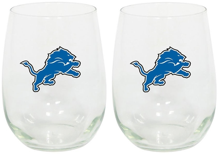 Detroit Lions Boelter Brands 16oz Stemless Wine Glass Set - 2 Pack -  Detroit City Sports
