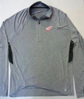 Detroit Red Wings Men's 47 Brand Grey 1/4 Zip Longsleeve