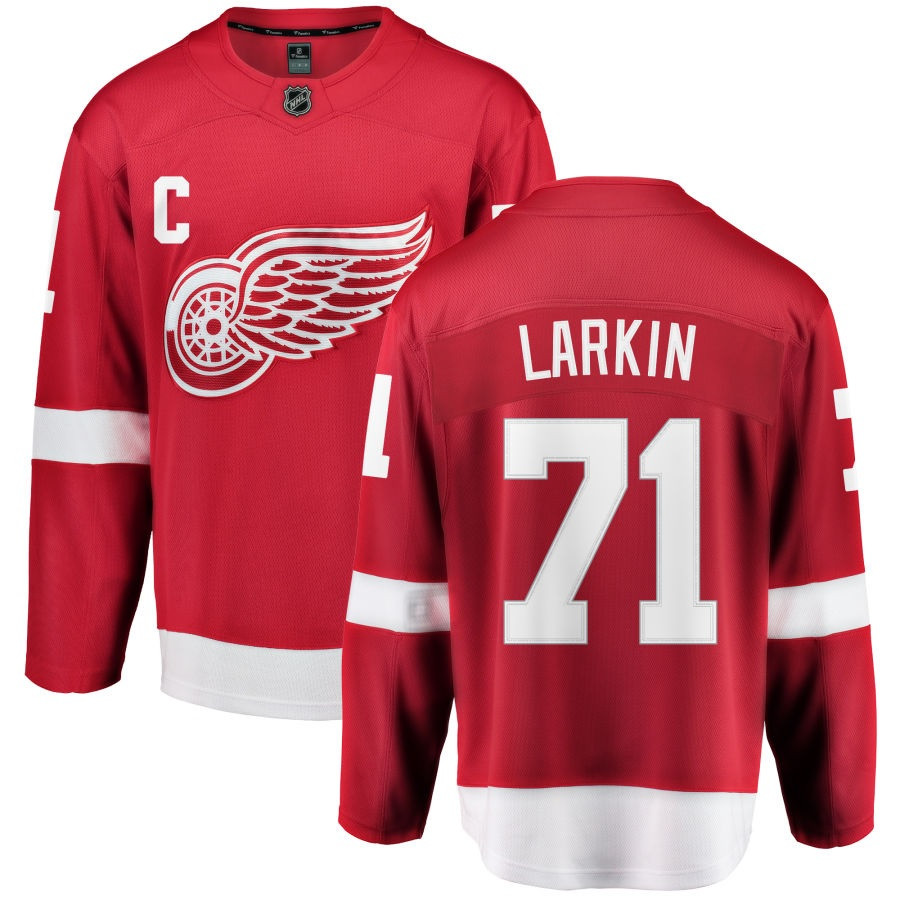 Detroit Red Wings Fanatics Breakaway Red Jersey - Larkin #71 with Captain  'C' - Detroit City Sports