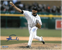 Joaquin Benoit Autographed Detroit Tigers 8x10 Photo #3