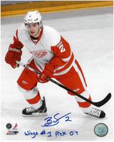 Brendan Smith Autographed Detroit Red Wings 8x10 Photo