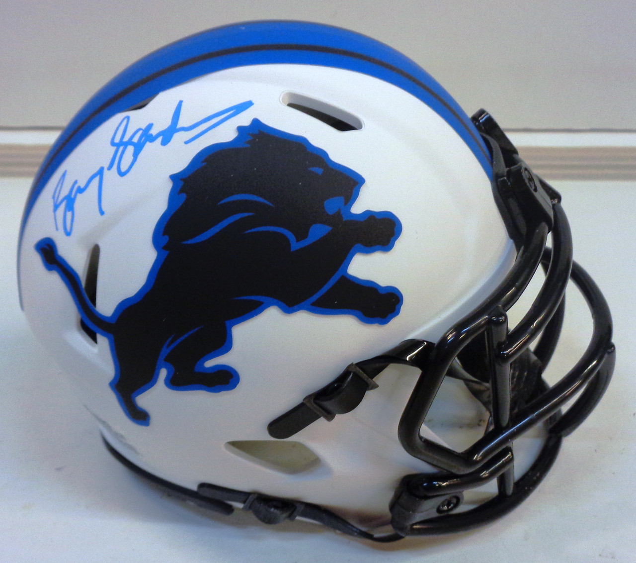 Barry Sanders Autographed Detroit Lions 