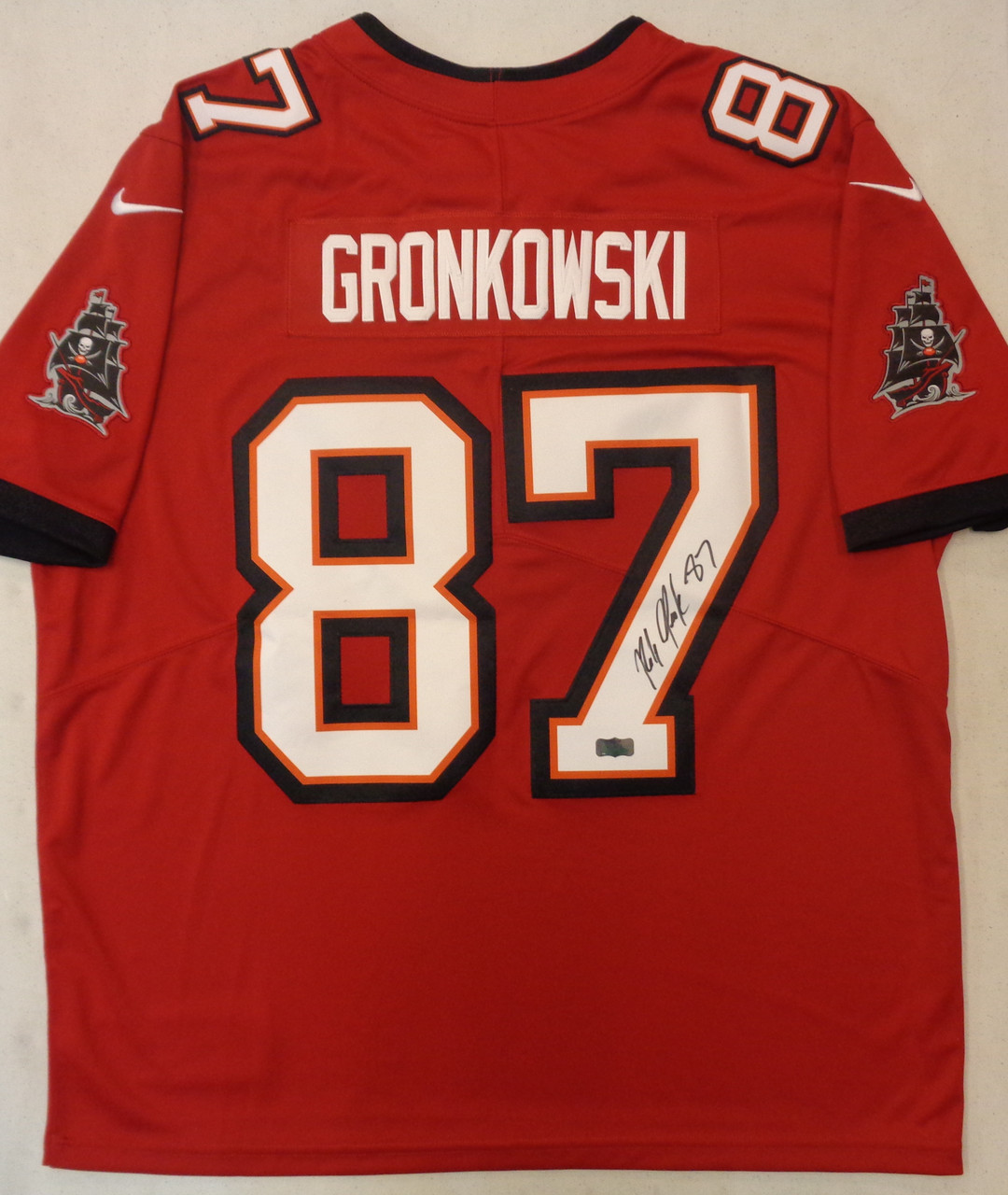 Rob Gronkowski Tampa Bay Buccaneers Nike Vapor Limited Jersey - Red