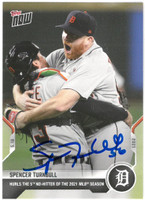 Spencer Turnbull Autographed 2021 No Hitter Topps NOW Card