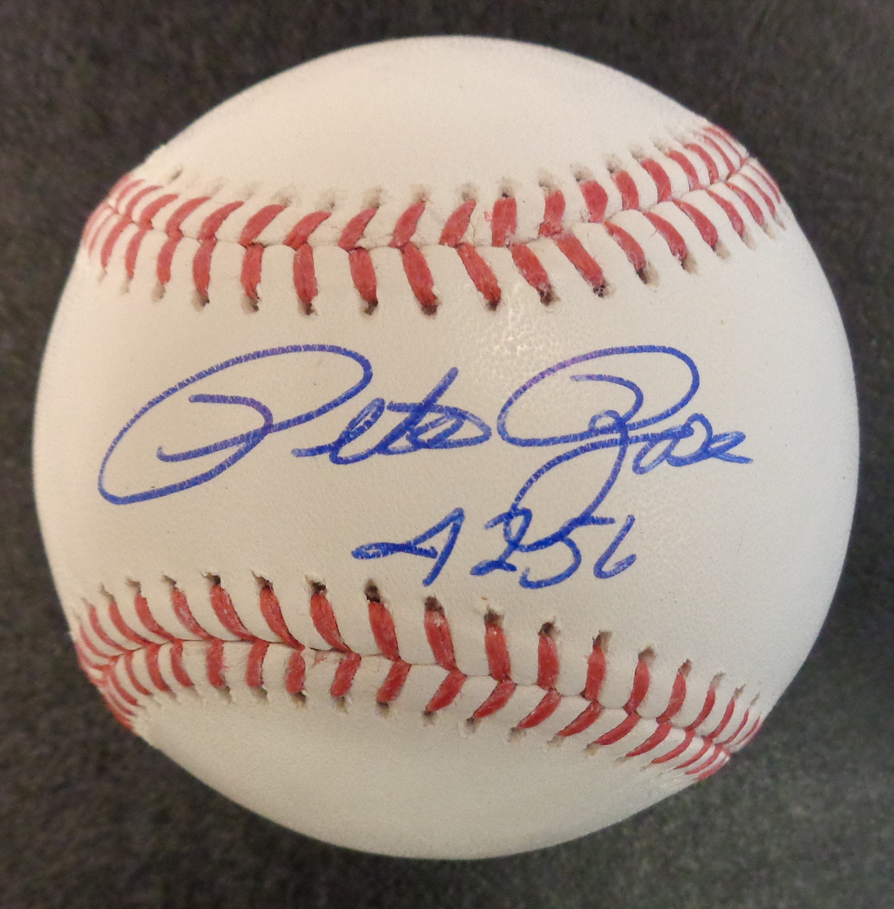 Pete Rose Autographed Baseball - Official Major League Ball w/ 4256 -  Detroit City Sports