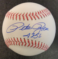 Pete Rose Autographed Baseball - Official Major League Ball w/ "4256"