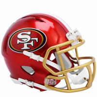 San Francisco 49ers Riddell Flash Speed Mini Helmet