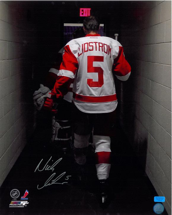 Nhl Detroit Red Wings Hockey Jersey Liostrom #5