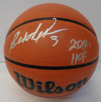 Ben Wallace Autographed Wilson I/O Basketball w/ "2021 HOF"
