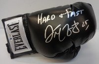 Darren McCarty Autographed Black Everlast Synthetic Leather Boxing Glove w/ "Hard + Fast"