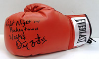 Darren McCarty Autographed Red Everlast Synthetic Leather Boxing Glove w/ "Fight Night At The Joe 3/26/97"
