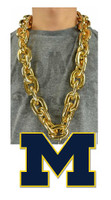 University of Michigan Fan Chain 10 Inch 3D Foam Necklace