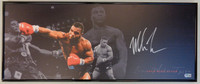 Mike Tyson Autographed Framed 12x30" Panoramic