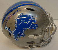 D'Andre Swift Autographed Detroit Lions Speed Replica Full Size Helmet