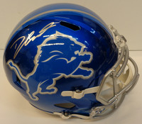 D'Andre Swift Autographed Detroit Lions Flash Speed Replica Full Size Helmet