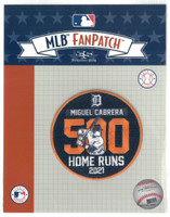 Miguel Cabrera 500 HR Collector Patch