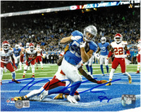 T.J. Hockenson Autographed Detroit Lions 8x10 Photo #2