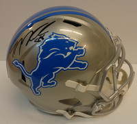 T.J. Hockenson Autographed Detroit Lions Full Size Speed Replica Helmet