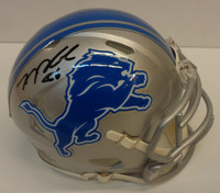 T.J. Hockenson Autographed Detroit Lions Speed Mini Helmet