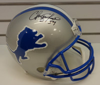 Chris Spielman Autographed Detroit Lions Throwback Replica Helmet