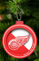Detroit Red Wings 3D Logo Ornament