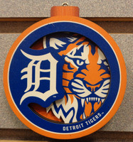 Detroit Tigers 3D Logo Ornament