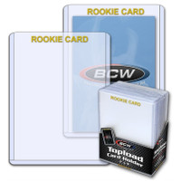 BCW 3x4 Topload Card Holder - Rookie Imprinted - Gold - 25 ct