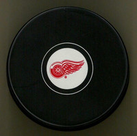 Pius Suter Autographed Detroit Red Wings Souvenir Puck (Pre-Order)