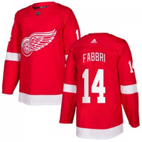 Robby Fabbri Autographed Detroit Red Wings Adidas Home Jersey (Pre-Order)