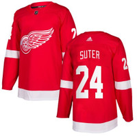 Pius Suter Autographed Detroit Red Wings Adidas Home Jersey (Pre-Order)