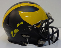 Cade McNamara Autographed University of Michigan Mini Football Helmet