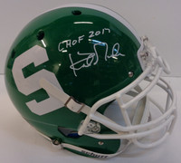 Kirk Gibson Autographed Michigan State University Schutt Authentic Football Helmet w/ "CHOF 2017"