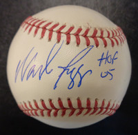 Wade Boggs Autographed Official Major League Baseball w/ "HOF 05"