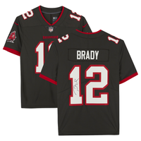 Tom Brady Autographed Buccaneers Pewter Limited Nike Jersey
